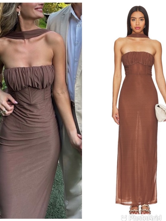 LPA Dresses & Skirts - LPA Vittoria Maxi dress in chocolate New with Tags!